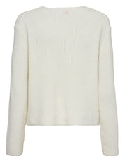 Strickpullover aus Baumwollmix - 9001 - Weiß