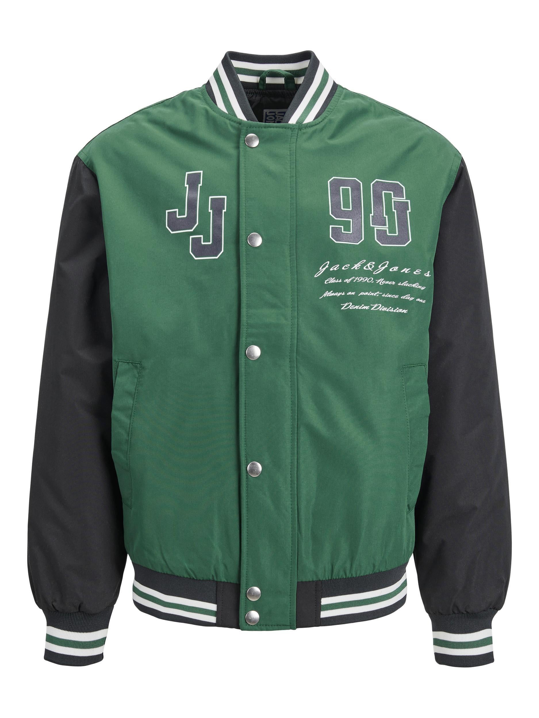 Collegejacke mit Print - Trekking Green - Grün