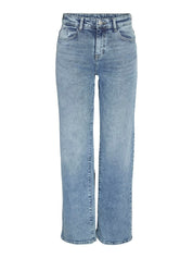 Jeans Wide Leg - Light Blue Denim - Blau