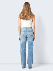 Jeans Wide Leg - Light Blue Denim - Blau