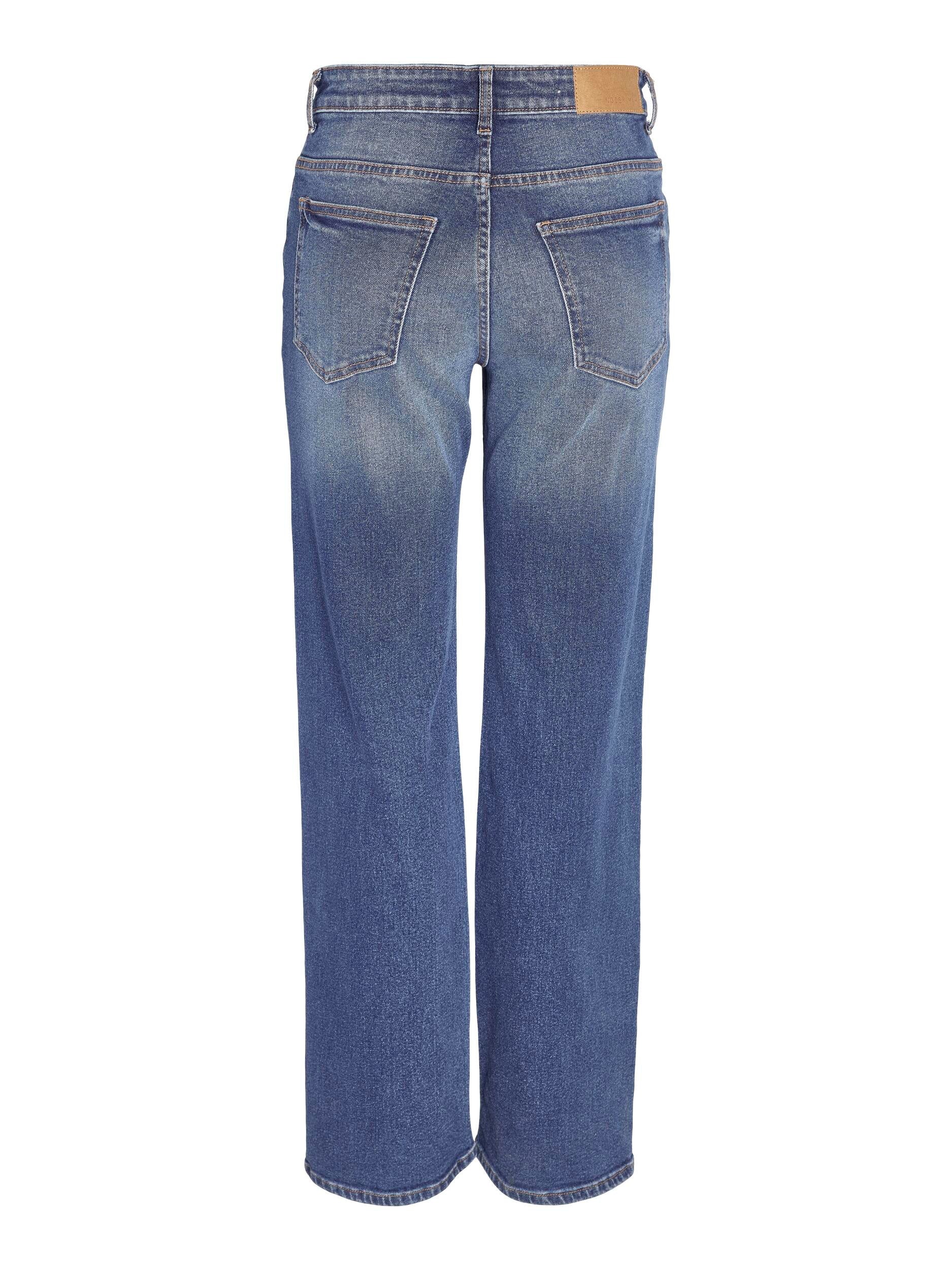 Loose Fit Jeans - Medium Blue Denim - Blau