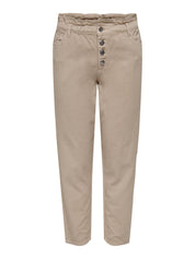 Lockere High Waist Hose - Oxford Tan - Beige