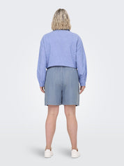 Bermudashorts Relaxed Fit - Medium Blue Denim - Blau
