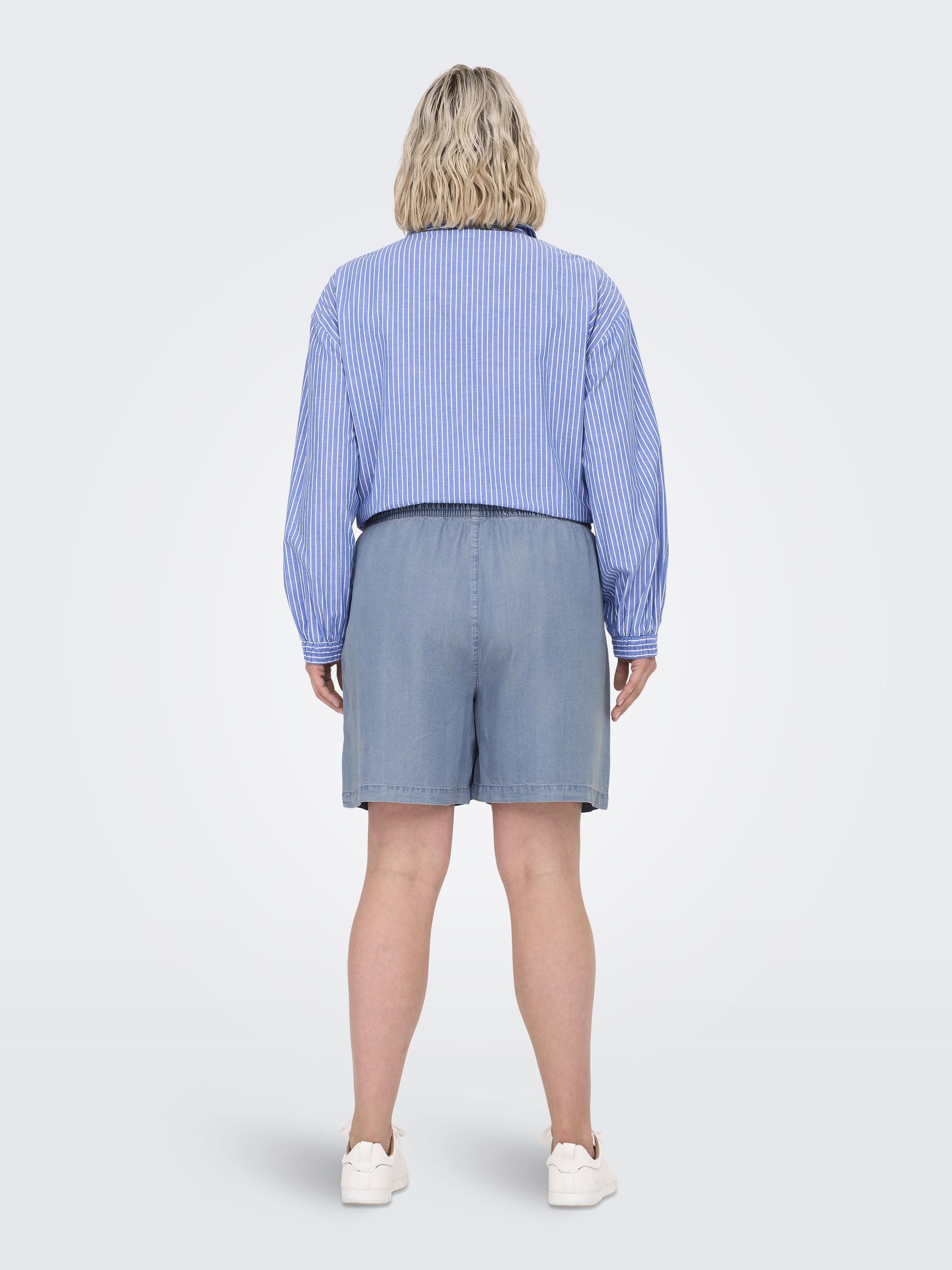 Bermudashorts Relaxed Fit - Medium Blue Denim - Blau