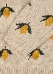 Strickpullover BELOU - LEMON - Beige