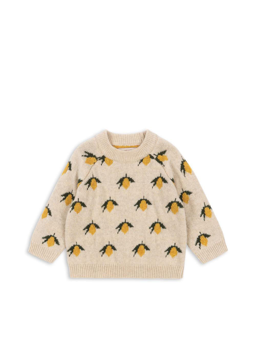 Strickpullover BELOU - LEMON - Beige