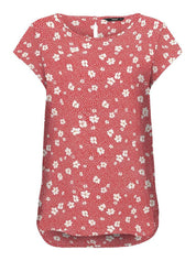 Gemusterte Bluse - High Risk Red/401 Scarlett - Rot