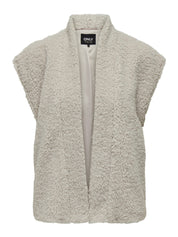 Teddyfell Weste - Pumice Stone - Creme
