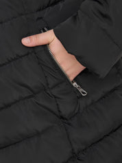 Gesteppte Winterjacke - Black/NATURE FUR - Schwarz