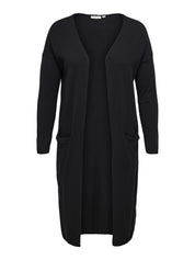Cardigan aus Viskose - Black - Schwarz
