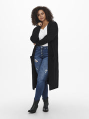 Cardigan aus Viskose - Black - Schwarz