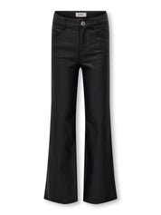 Hose mit weitem Beinschnitt - Black - Schwarz