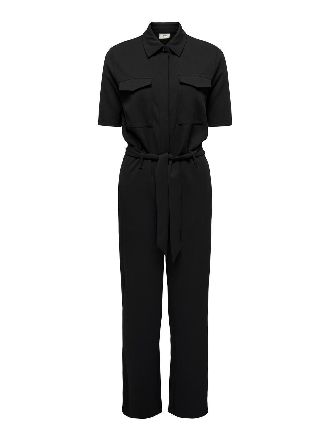 Jumpsuit - Black - Schwarz