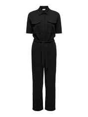 Jumpsuit - Black - Schwarz