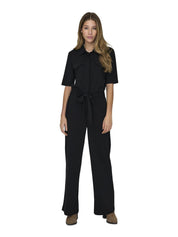 Jumpsuit - Black - Schwarz