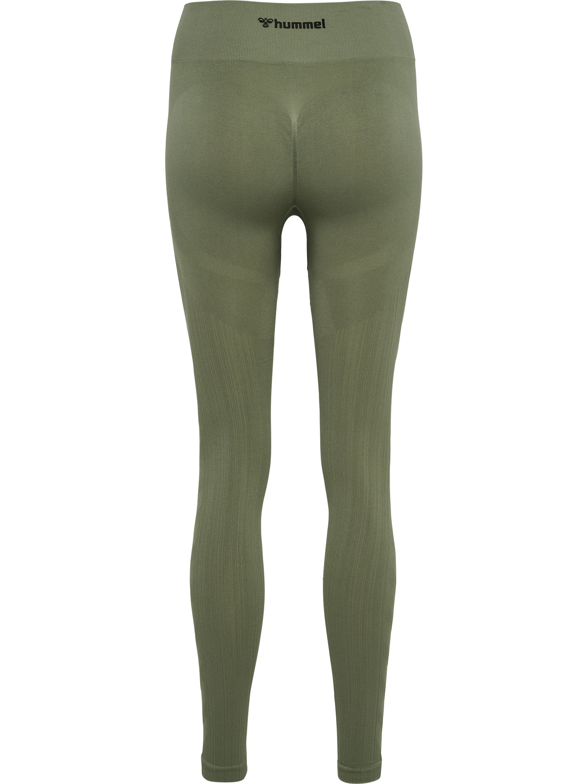 Leggins mit Scrunch Effekt - 6754-DEEP LICHEN GREEN - Grün