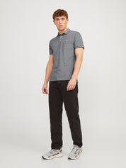 Poloshirt aus Baumwolle - Anthracite/Classic - Grau