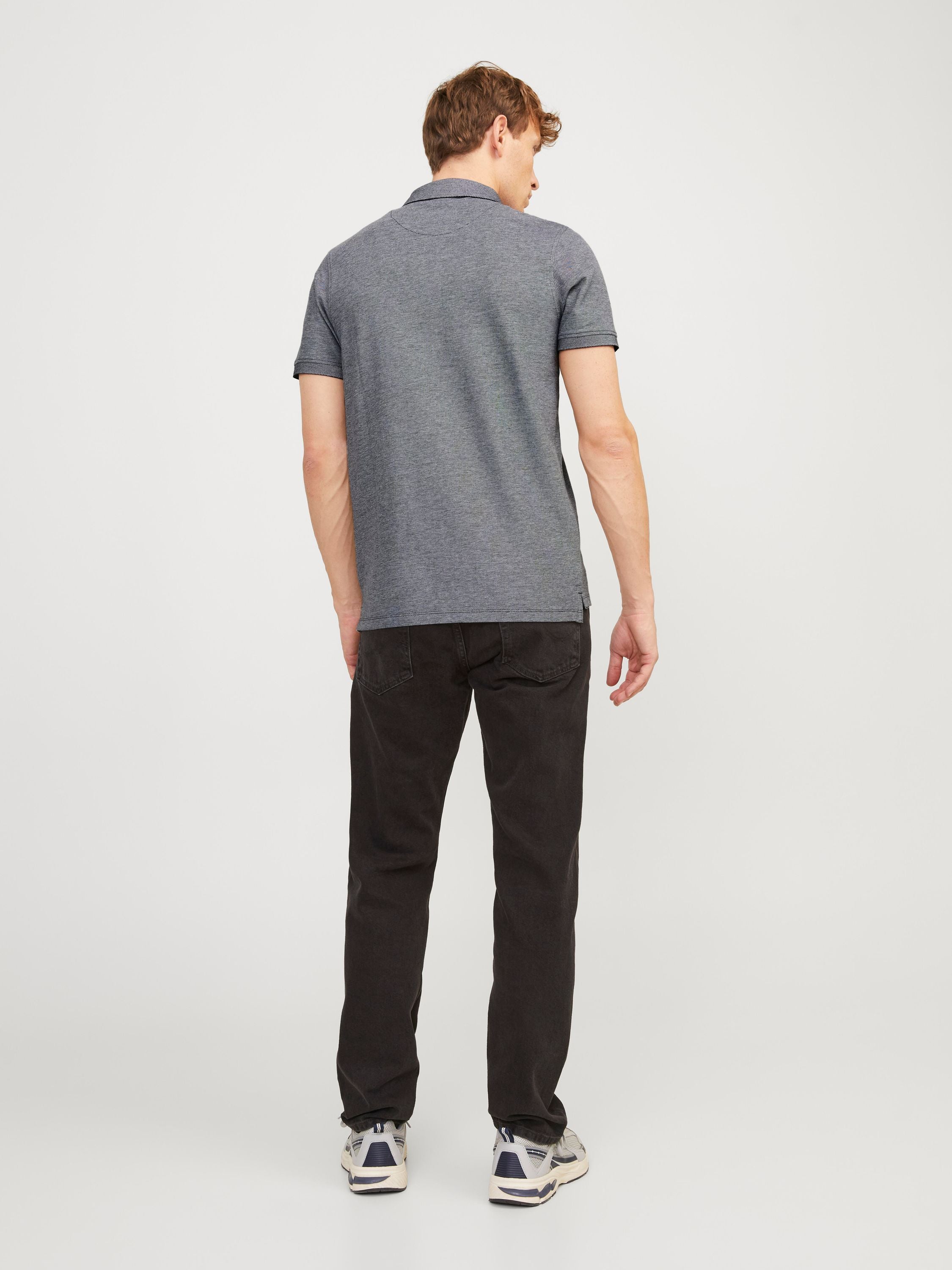 Poloshirt aus Baumwolle - Anthracite/Classic - Grau