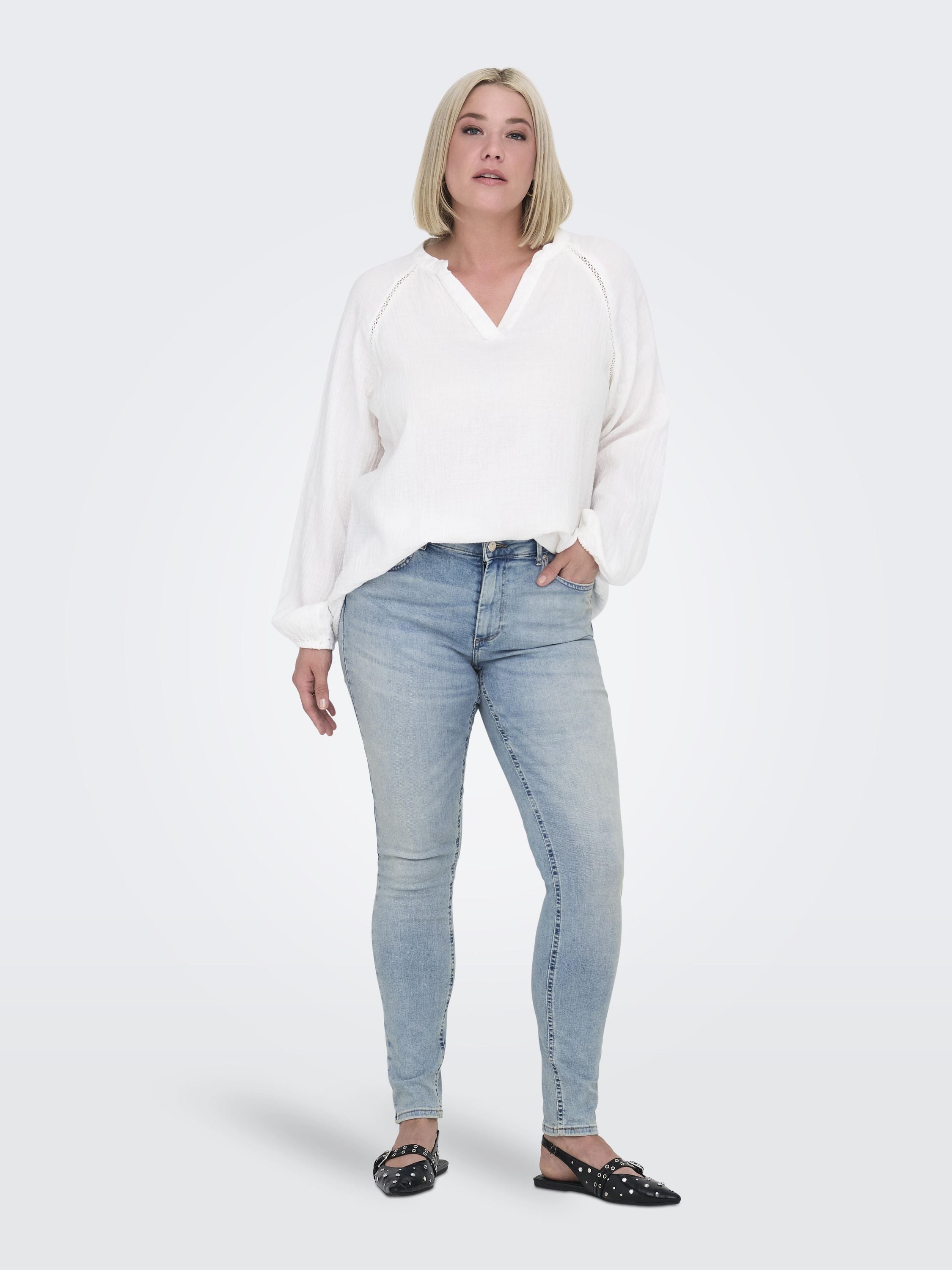 Jeans WILLY Skinny Fit - Light Blue Denim - Blau