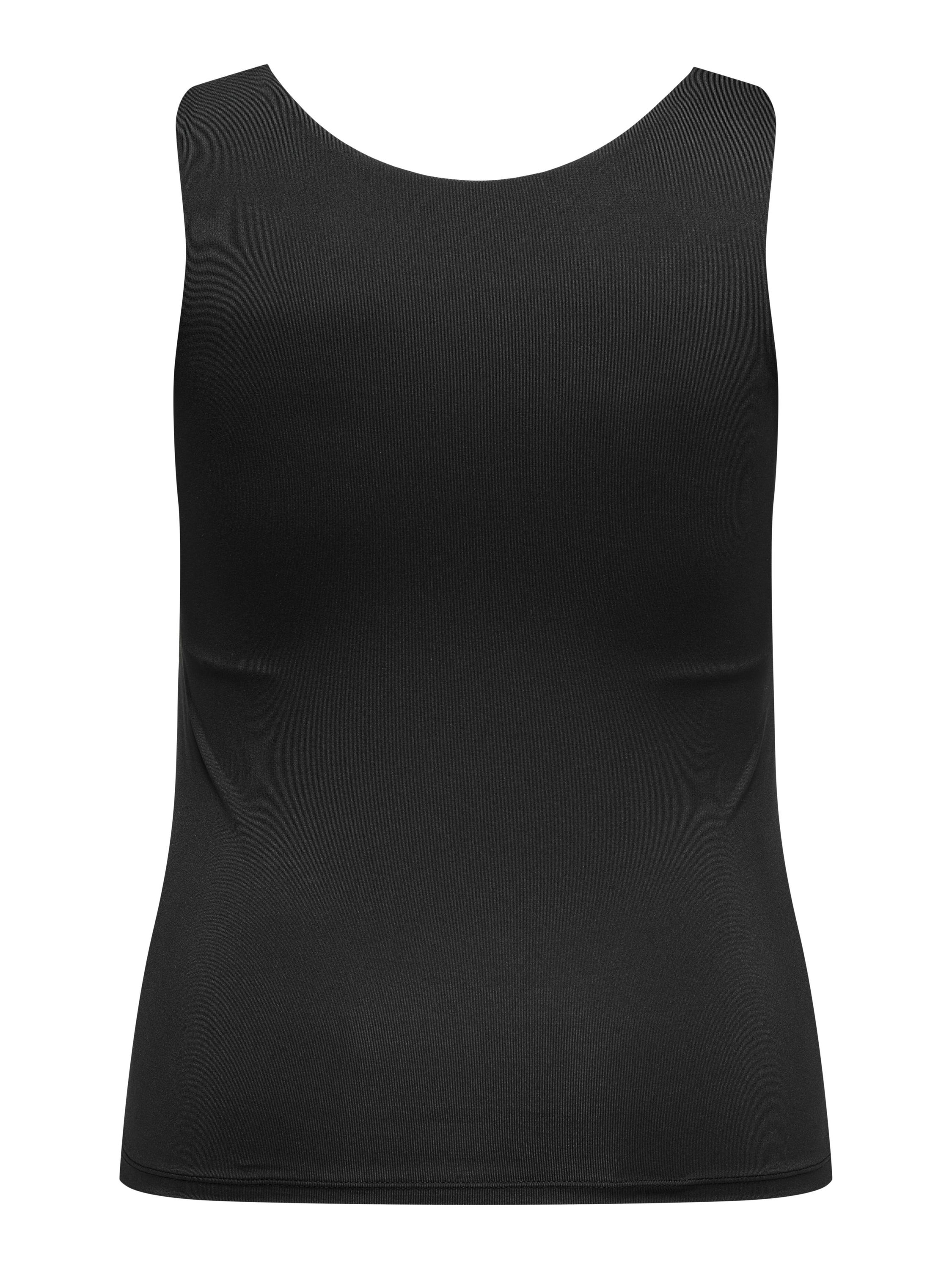 Top Regular Fit - Black - Schwarz