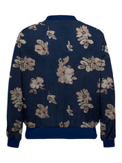 Bomberjacke - Dress Blues/BIG FLOWER AOP - Blau