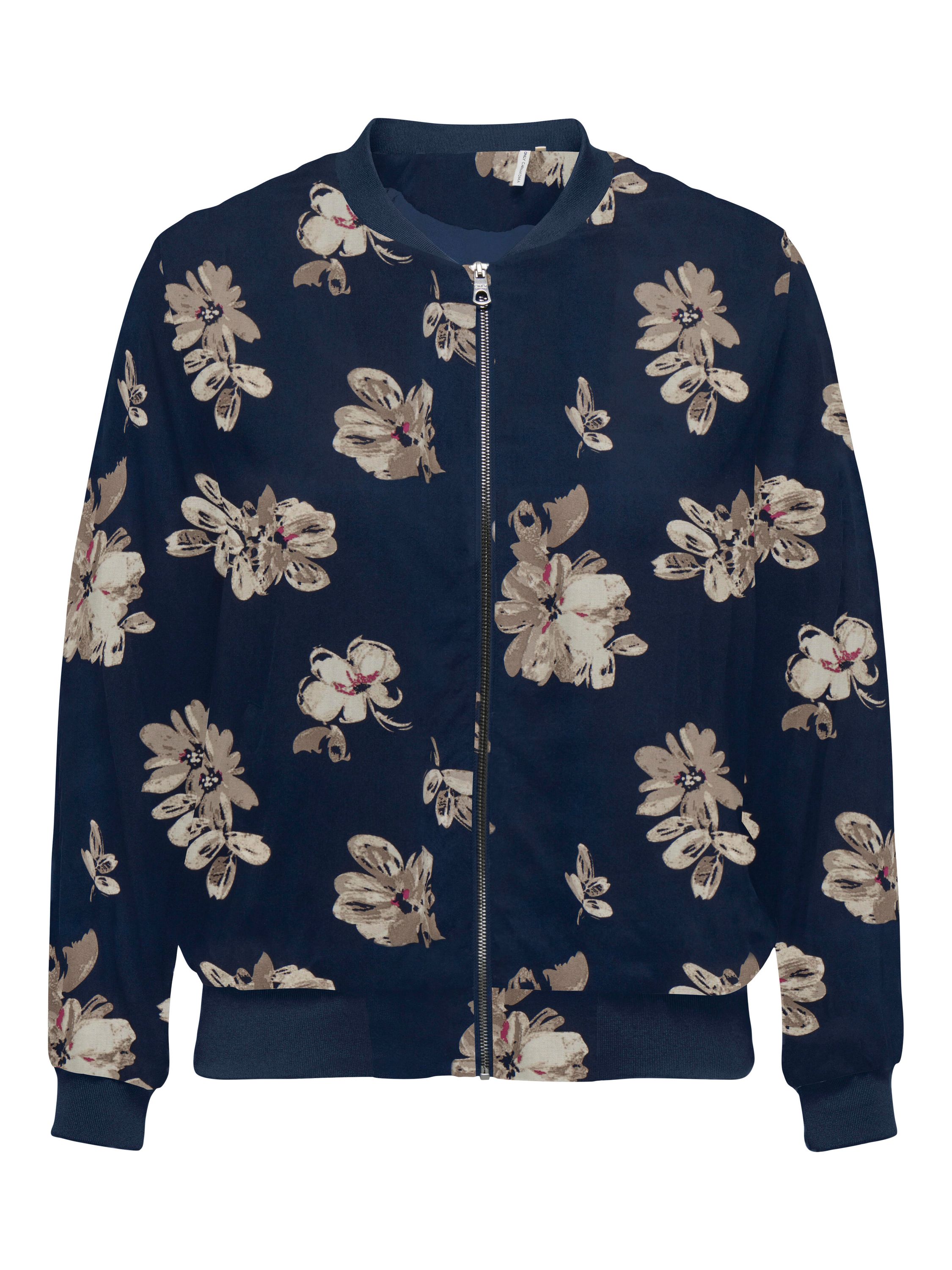 Bomberjacke - Dress Blues/BIG FLOWER AOP - Blau