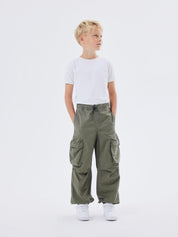 Cargohose Baggy Fit - Dusty Olive - Khaki