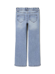 Jeans Boot-Cut - Light Blue Denim - Blau