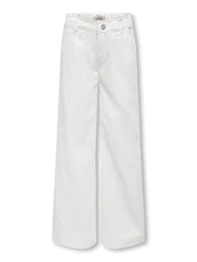 Jeans Wide Leg - White - Weiß