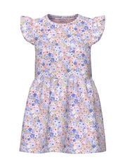 Floral gemustertes Sommerkleid - Parfait Pink - Blau