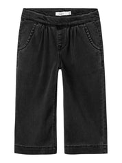 Wide Fit Jeans - Black Denim - Schwarz