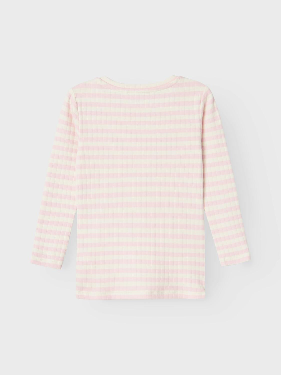 Gestreiftes Sweatshirt - Parfait Pink/STRIPE - Rosa