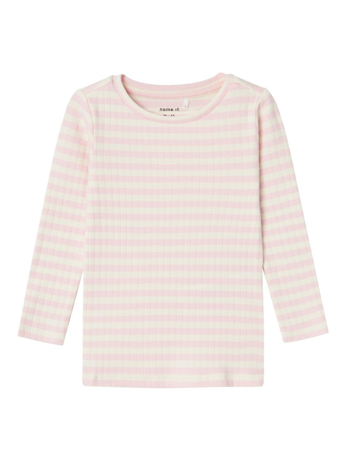 Gestreiftes Sweatshirt - Parfait Pink/STRIPE - Rosa