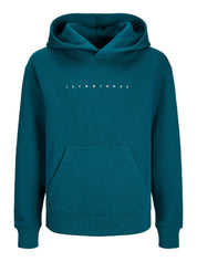 Sweathoodie mit Logoprint - Deep Teal/LOOSE - Blau