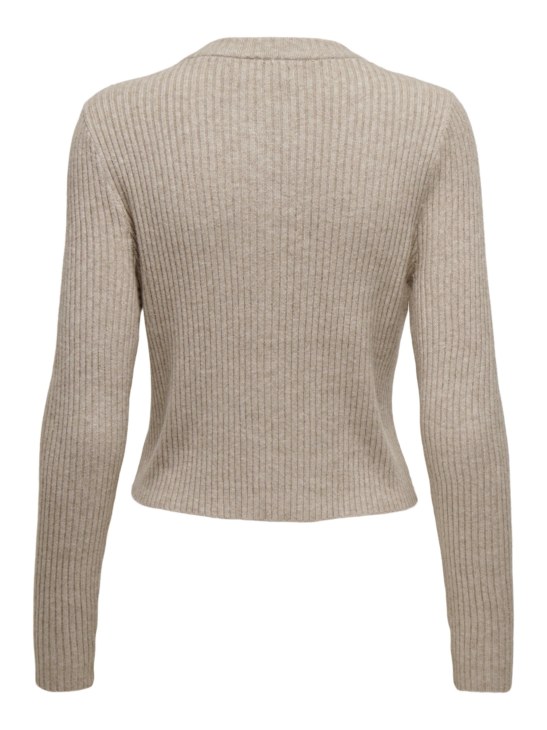 Cardigan aus Viskosemix - Mocha Meringue/W. Melange - Beige