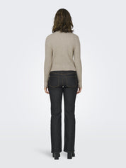 Cardigan aus Viskosemix - Mocha Meringue/W. Melange - Beige