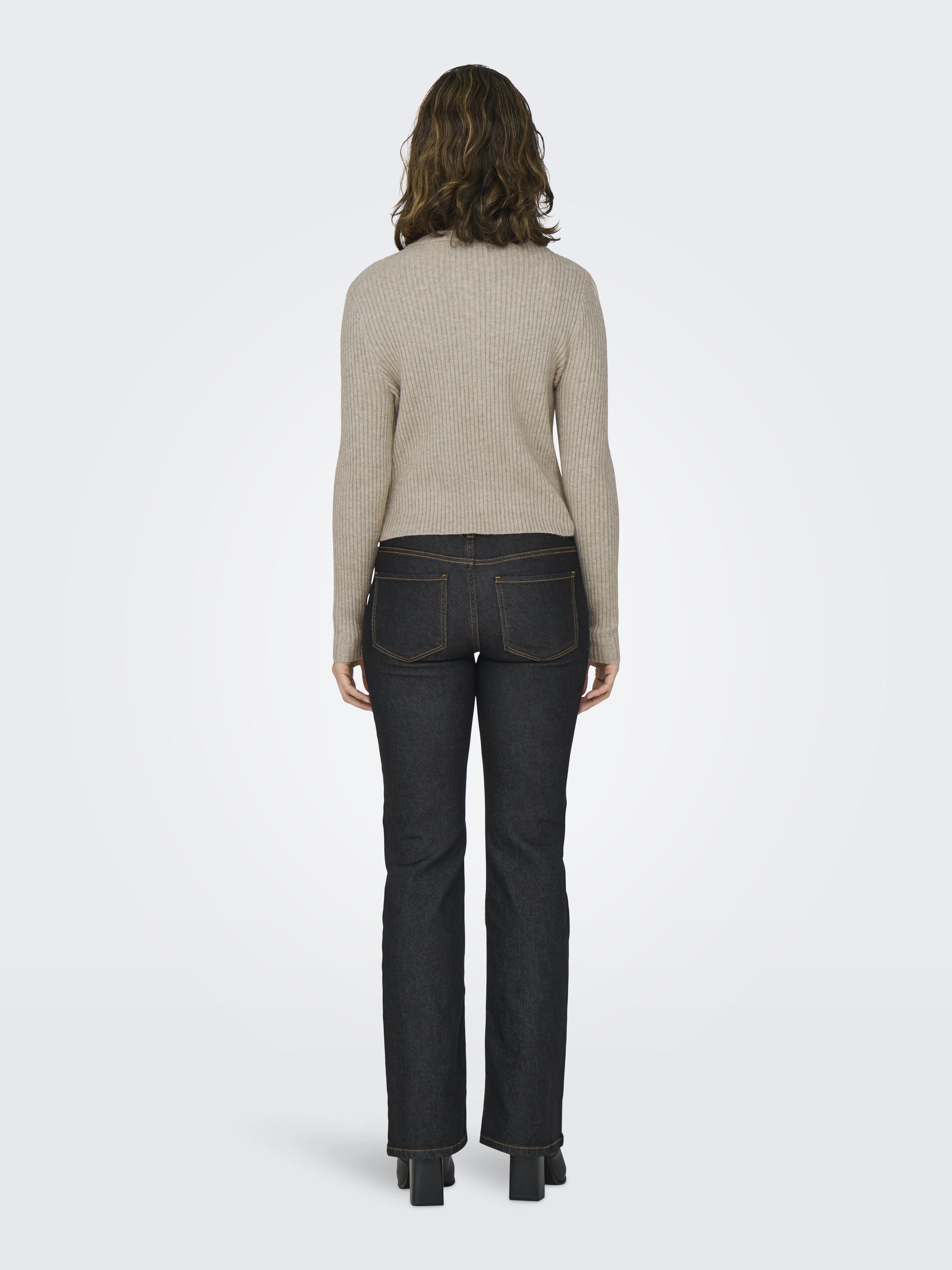 Cardigan aus Viskosemix - Mocha Meringue/W. Melange - Beige