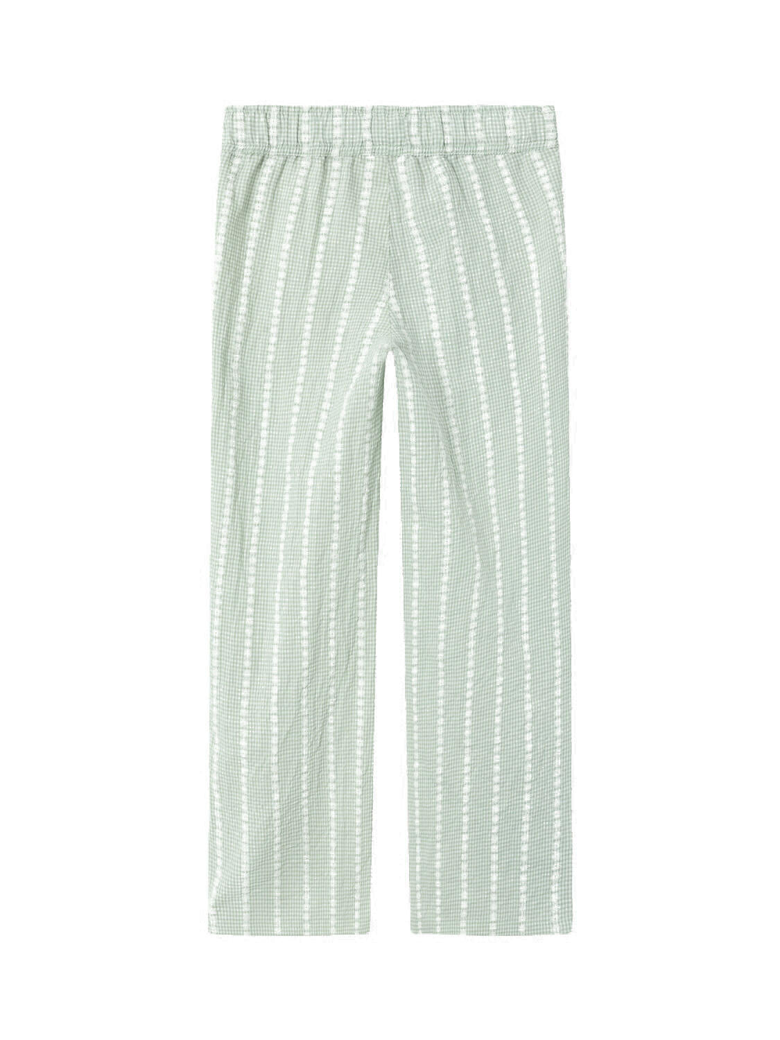 Leichte Wide Leg Hose - Silt Green - Grün