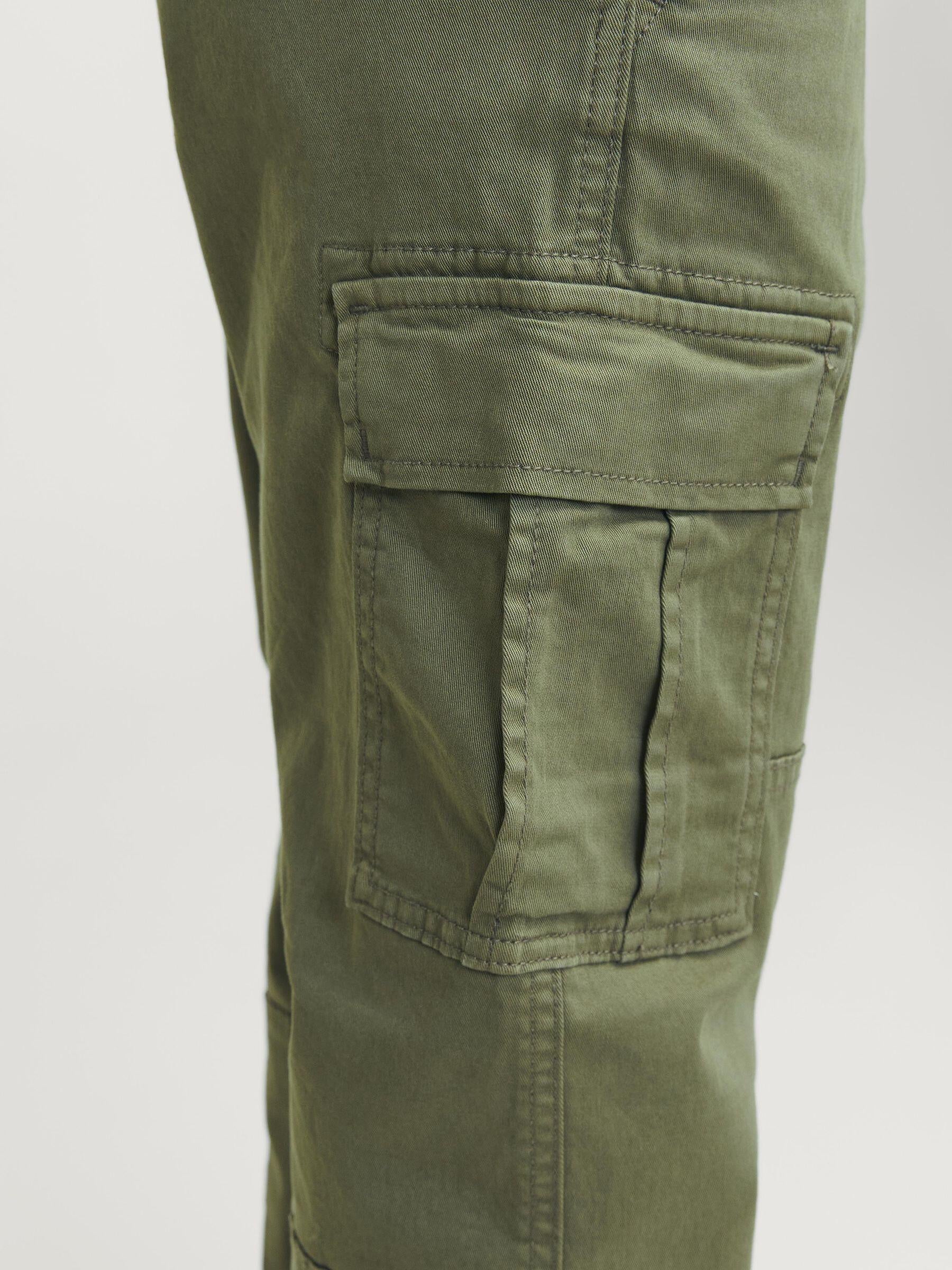 Cargohose Loose Fit - Dusty Olive - Khaki