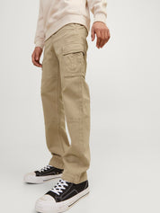 Cargohose Loose Fit - Crockery - Beige