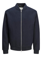 Blouson aus Wollmix - Dark Navy - Blau