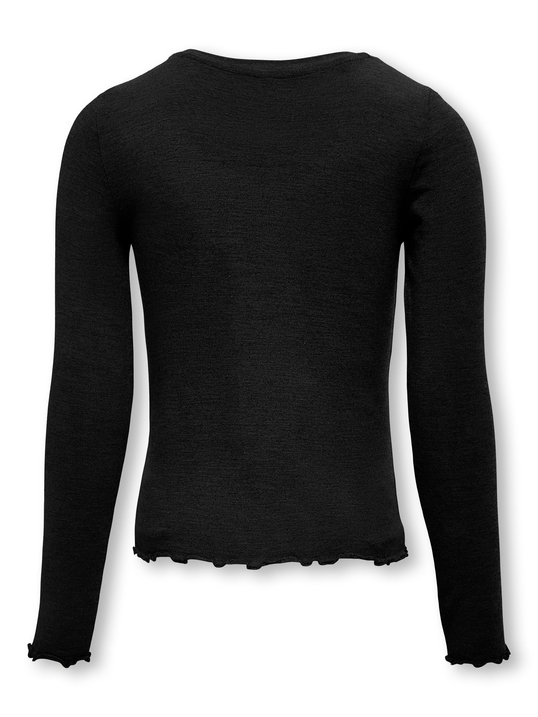 Langarmshirt - Black - Schwarz