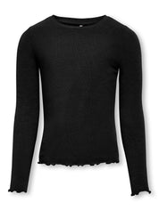 Langarmshirt - Black - Schwarz