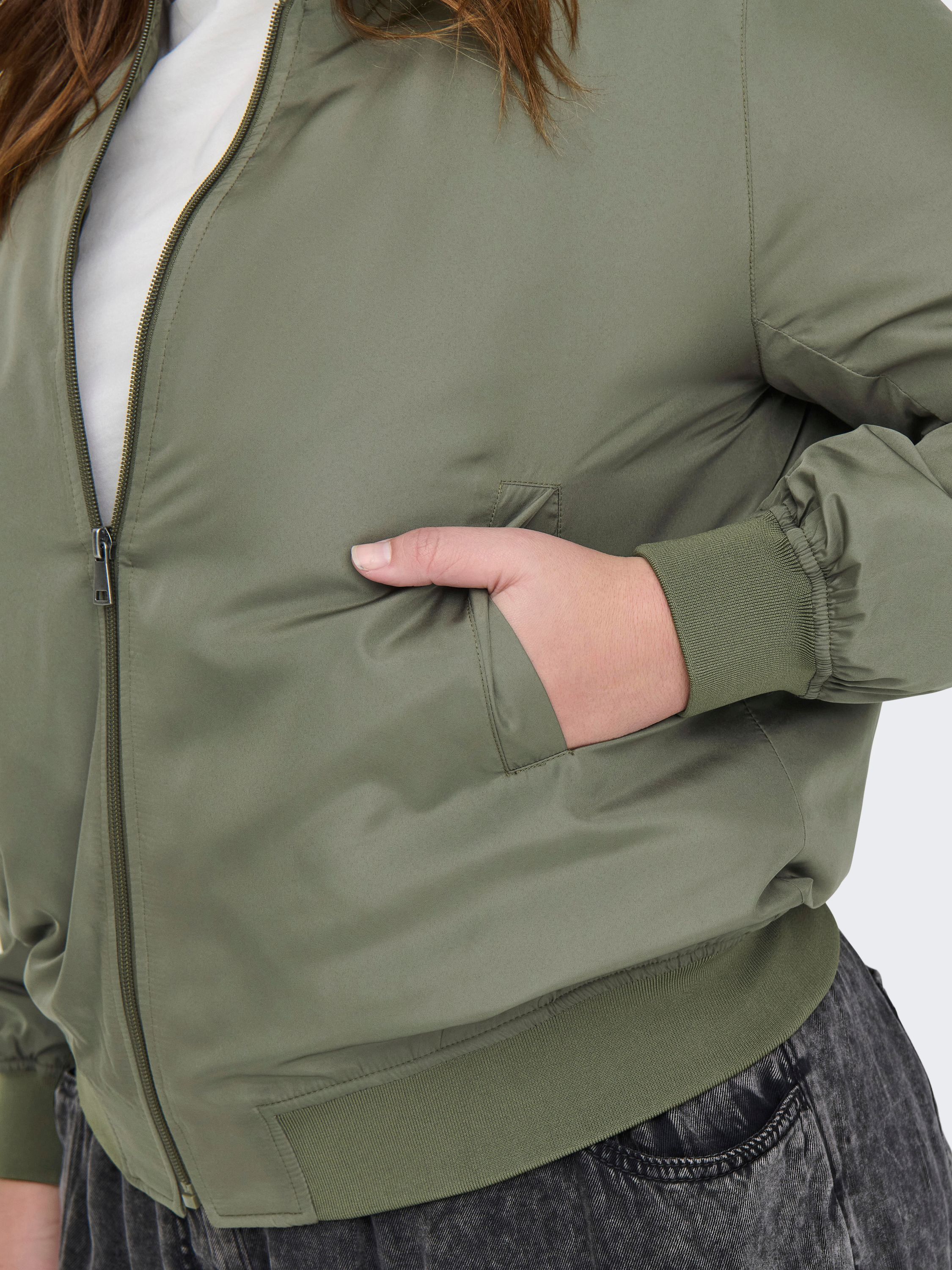 Bomberjacke mit Stehkragen - Kalamata - Khaki