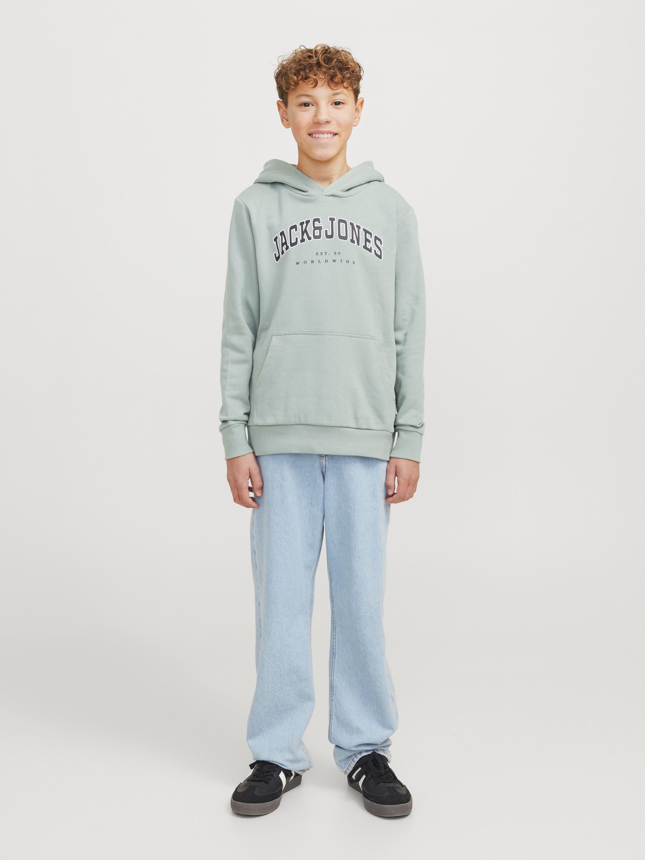 Sweathoodie mit Logoprint - Iceberg Green/LOOSE - Grün