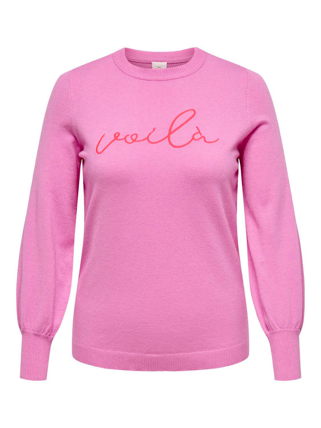 Sweatshirt aus Viskosemix - Fuchsia Pink/Fiery Coral - Pink