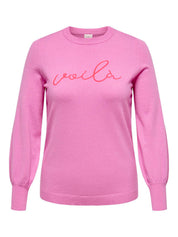 Sweatshirt aus Viskosemix - Fuchsia Pink/Fiery Coral - Pink