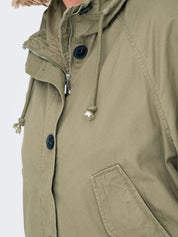 Übergangsjacke aus Baumwolle - Mermaid - Grün