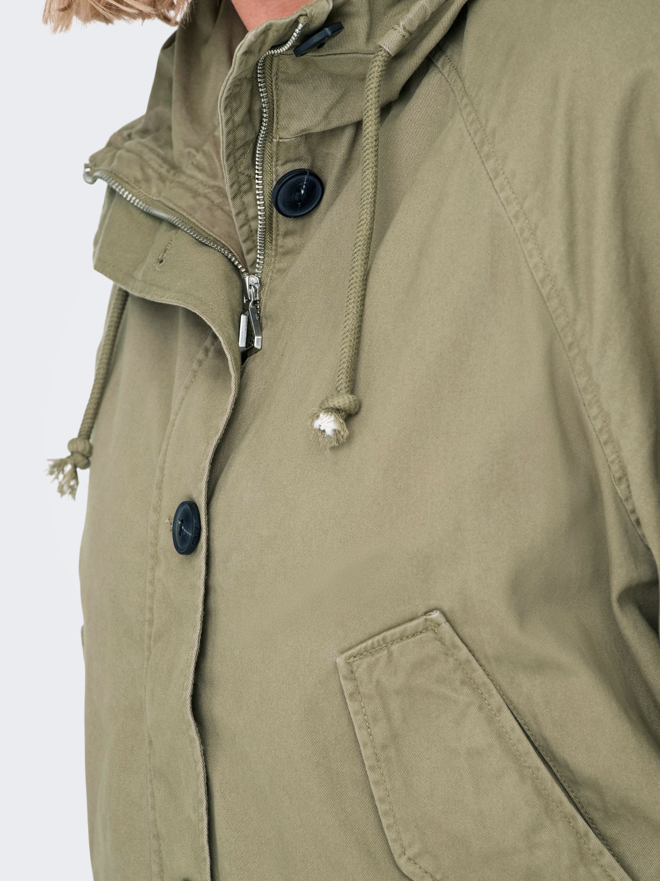 Übergangsjacke aus Baumwolle - Mermaid - Grün