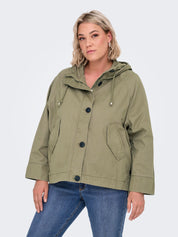 Übergangsjacke aus Baumwolle - Mermaid - Grün